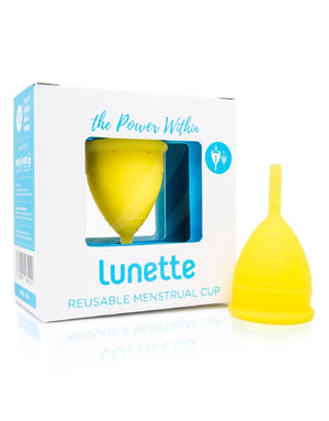 Open image in slideshow, Lunette Menstrual Cup - Yellow

