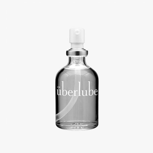 Bottle resembles a cologne containing a transparent liquid and on the top is a spray nozzle.