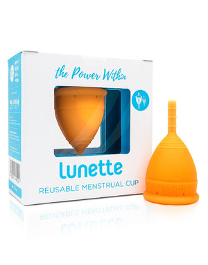 Open image in slideshow, Lunette Menstrual Cup - Orange
